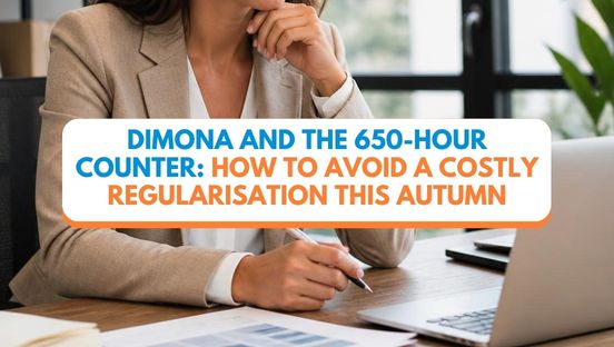 Dimona and the 650-hour counter: how to avoid a costly regularisation this autumn