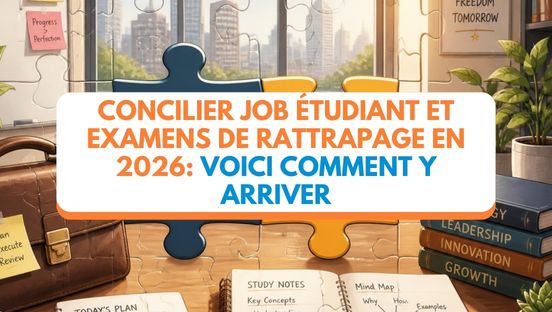 Combiner job étudiant et seconde session en 2026: voici comment faire