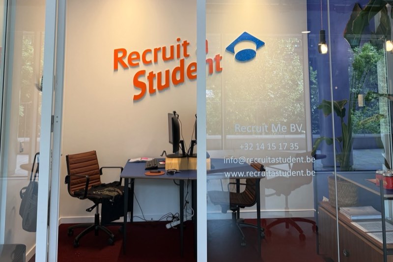 Het kantoor van Recruit a Student in Brussel