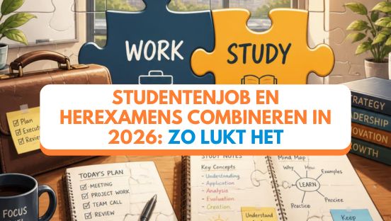 Studentenjob en herexamens combineren in 2026: zo lukt het